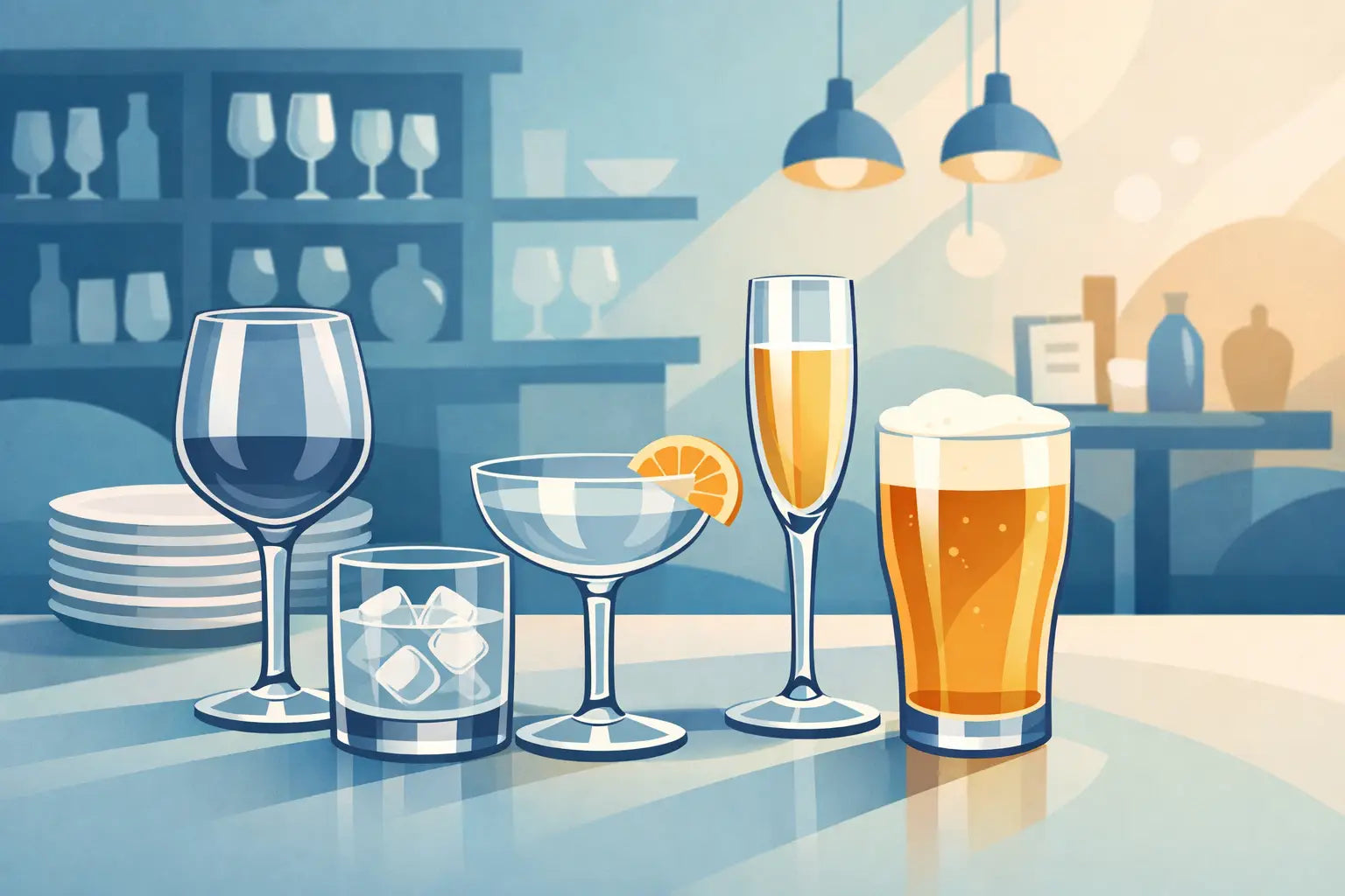 Wholesale Glassware for Restaurants That Fits