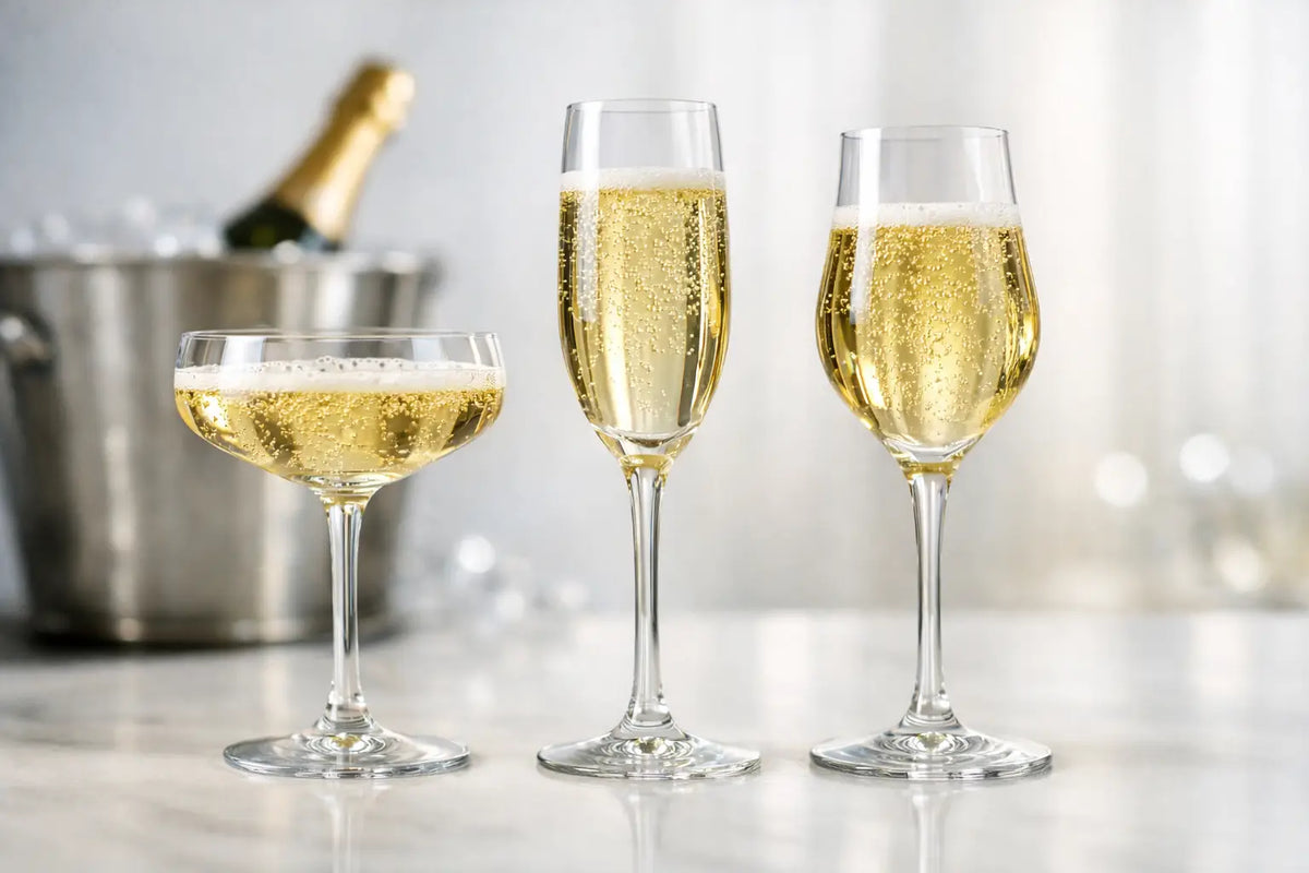 What Glass Shape Preserves Champagne Bubbles Best?