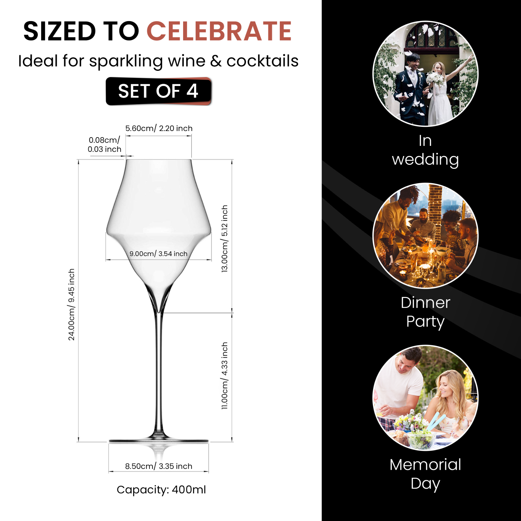 Figueroa Champagne Glasses (4-Pack)
