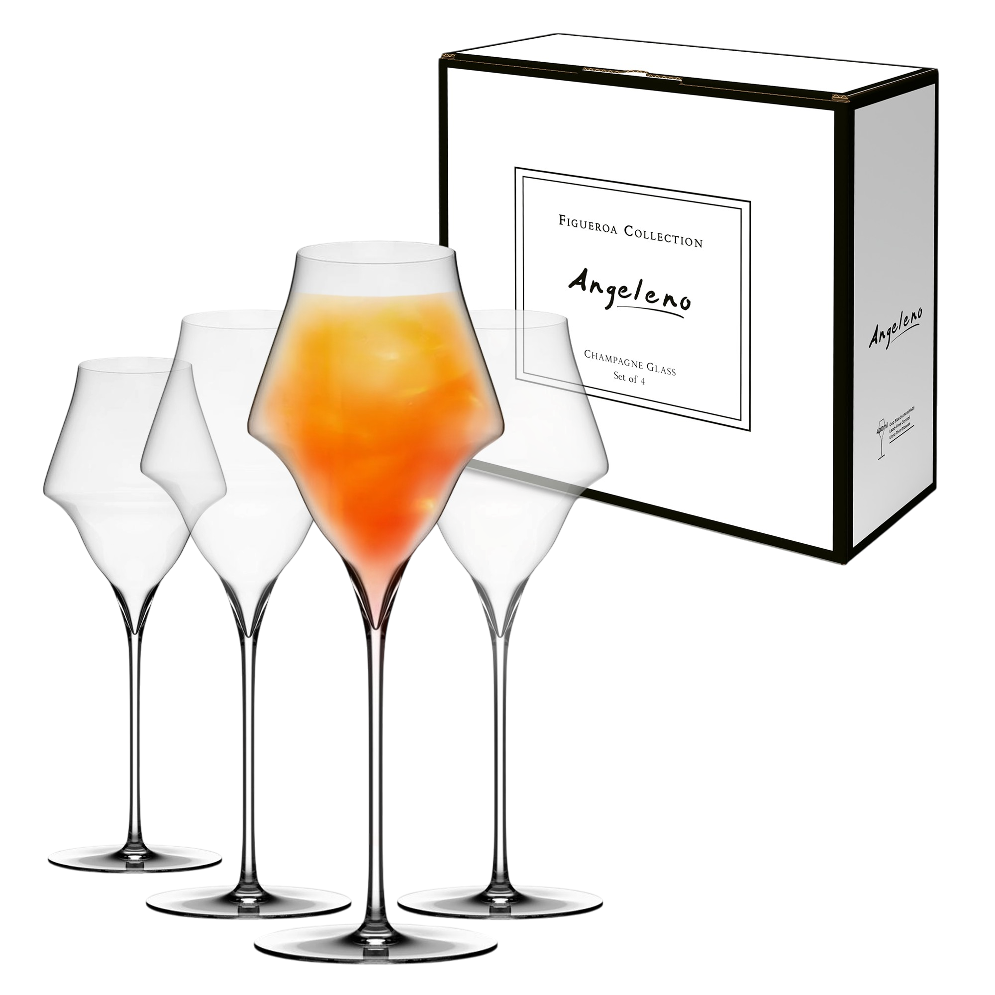 Figueroa Champagne Glasses (4-Pack)