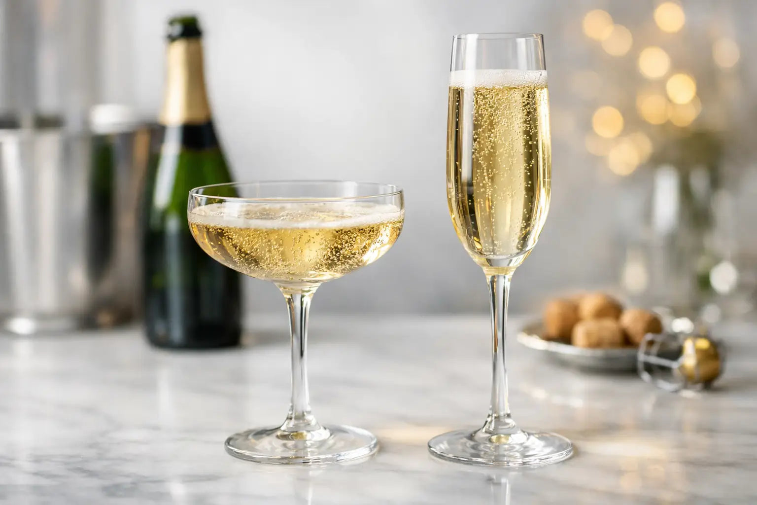 Coupe Versus Flute Champagne for Every Pour