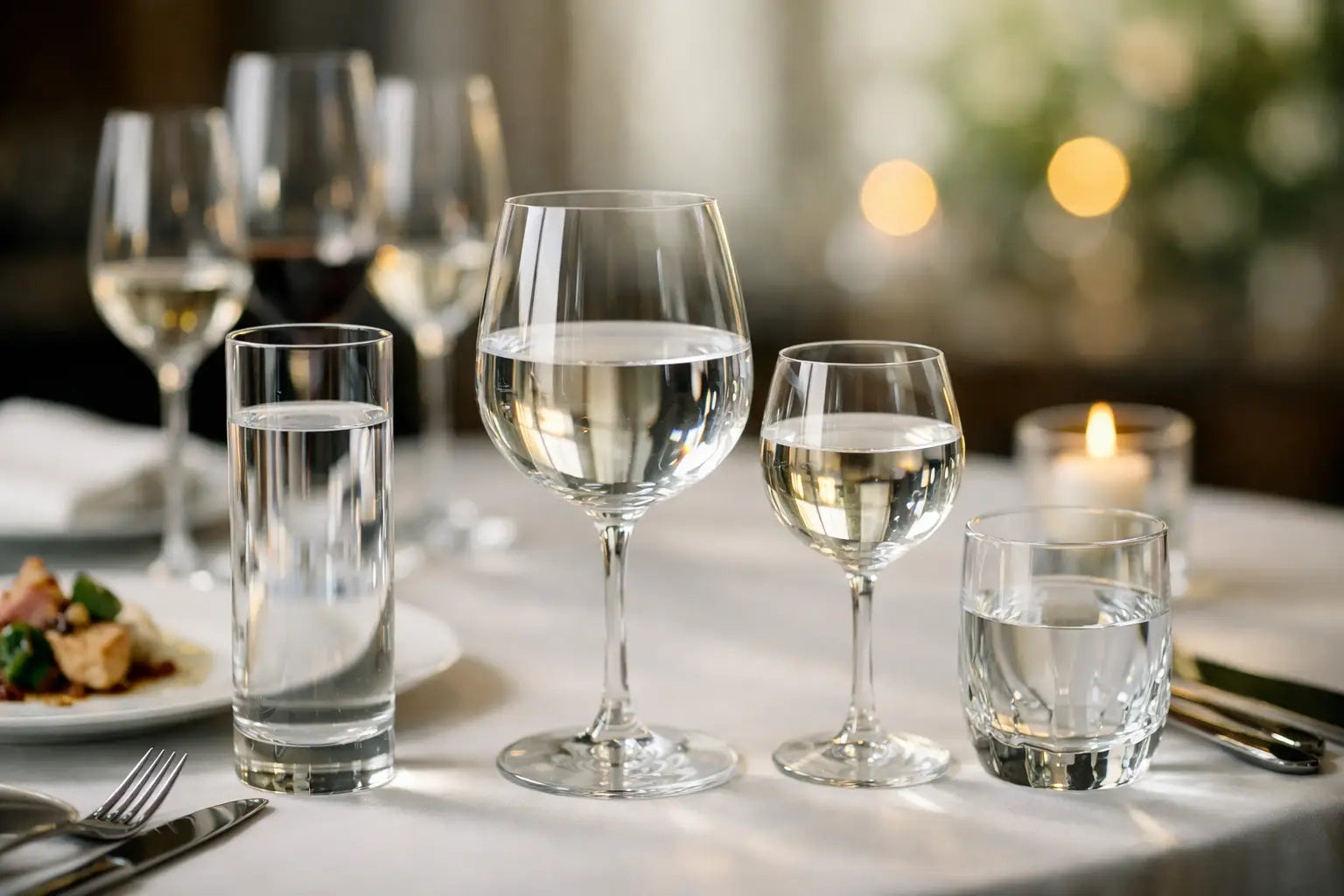 Fine Dining Water Glasses That Set the Table