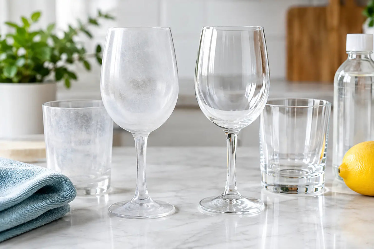 How to Remove Cloudy Crystal Glassware Safely