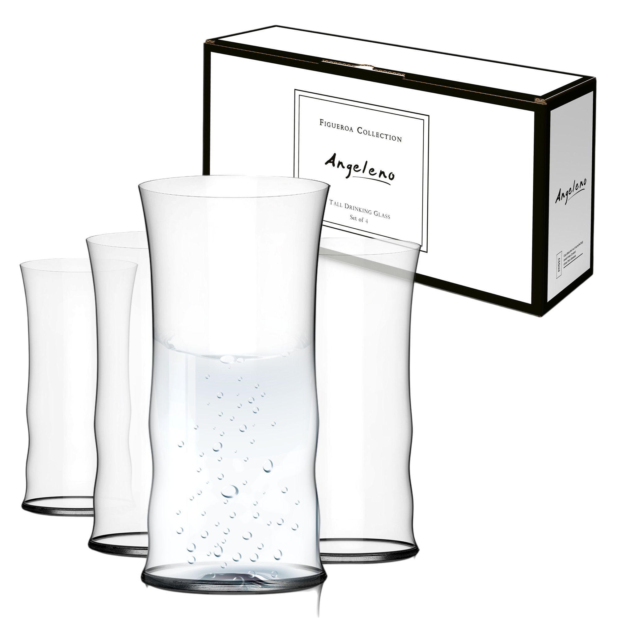 Figueroa Large Beverage Glasses (4-Pack)